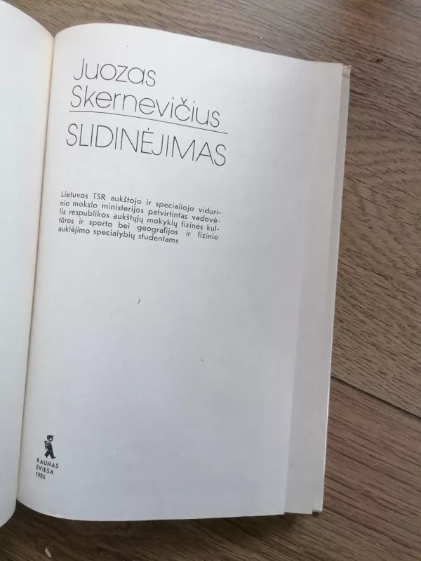 Slidinėjimas - Juozas Skernevičius, knyga 5