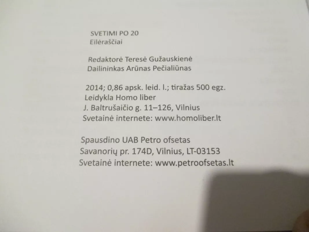 Svetimi po 20 - Autorių Kolektyvas, knyga 4