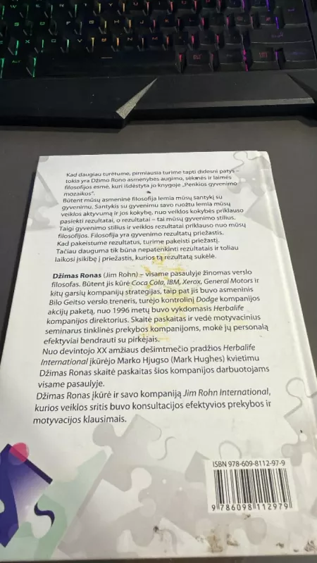 Penkios gyvenimo mozaikos - Jim Rohn, knyga 3