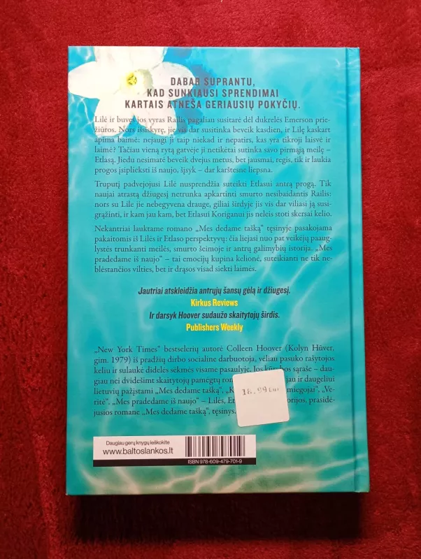 Mes pradedame iš naujo - Colleen Hoover, knyga 3