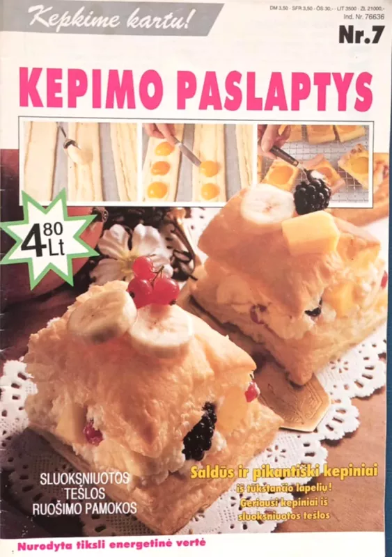 Kulinarijos ir kepinių receptų žurnaliukai, 6vnt. - įvairūs, knyga 4