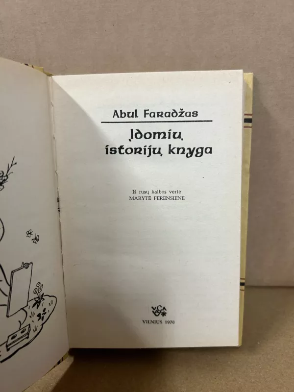 Įdomių istorijų knyga - Abulas Faradžas, knyga 3