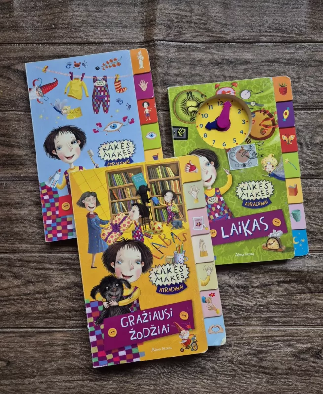 Kakė Makė atradimai Gražiausi žodžiai - Alma literra, knyga 2