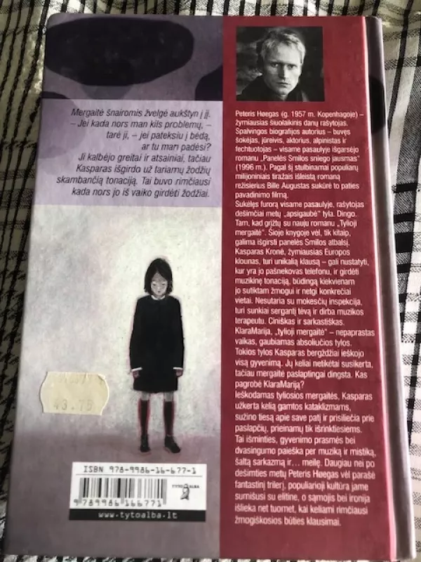 Tylioji mergaitė - Peter Høeg, knyga 3