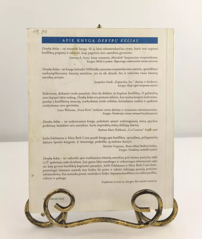 Derybų kelias - Joel Edelman, knyga 2