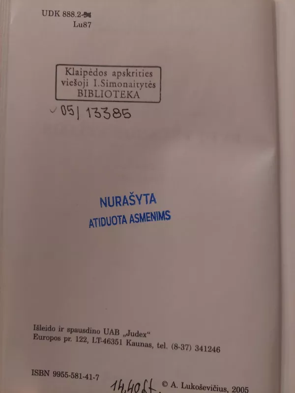 Rytų Prūsijos kelias - Algirdas Lukoševičius, knyga 4