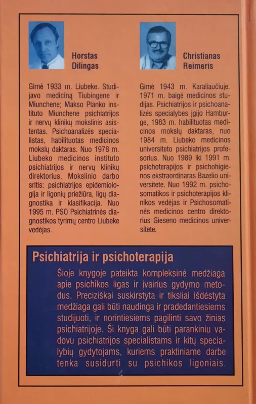 Psichiatrija ir psichoterapija - Horstas Dilingas, Christianas  Reimeris, knyga 3