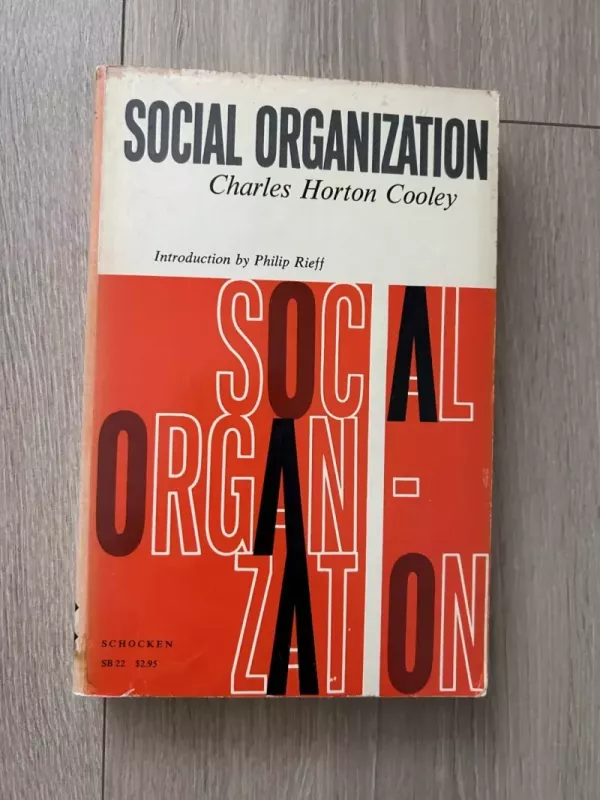 Social Organization: A Study of the Larger Mind - Charles Horton Cooley, knyga 2