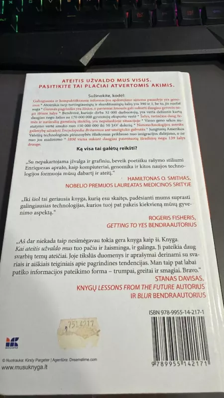 Kai ateitis užvaldo mus - Juan Enriquez, knyga 3