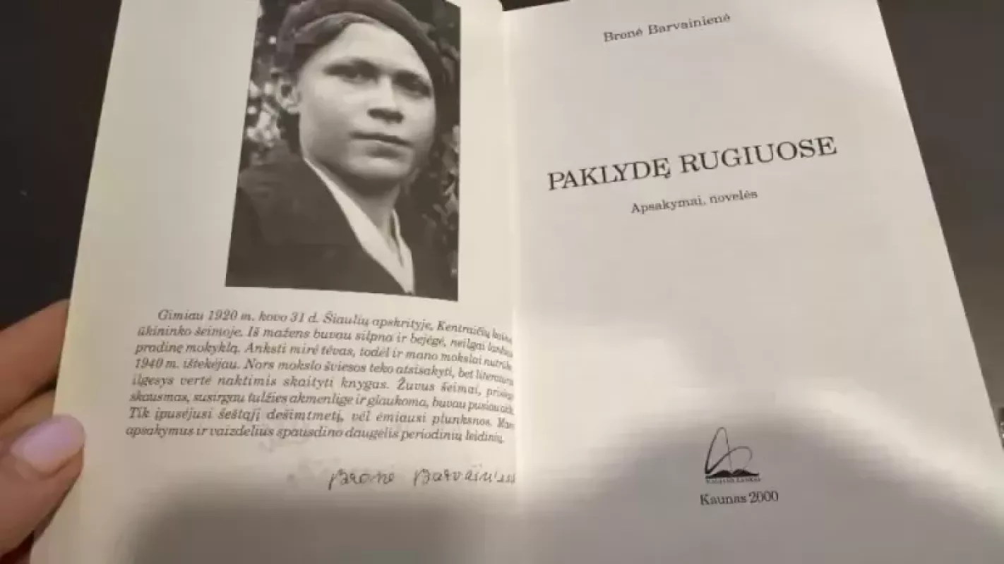 Paklydę rugiuose - Bronė Barvainienė, knyga 3