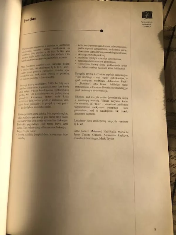 Tarpkultūrinis mokymasis T – kit Nr.4 - Grupė autorių, knyga 4