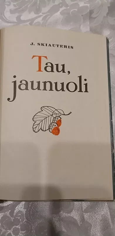 Tau, jaunuoli - J. Skiauteris, knyga 3