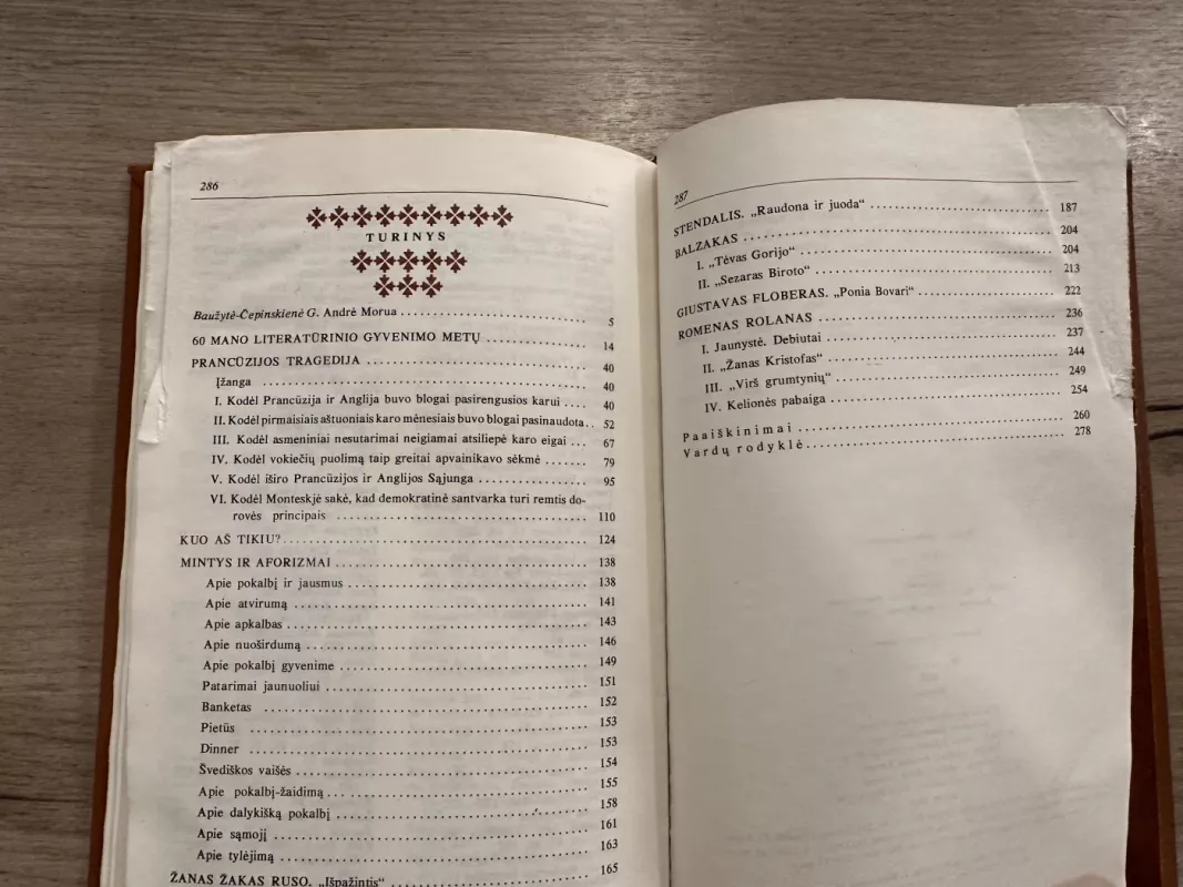 Esė - Andre Morua, knyga 5