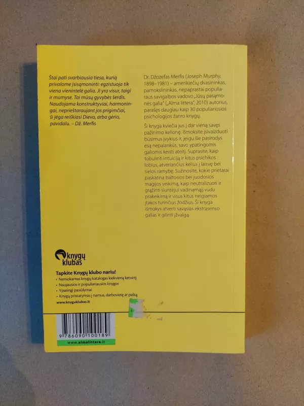 Stebuklingos galios tobulam gyvenimui - Joseph Murphy, knyga 3