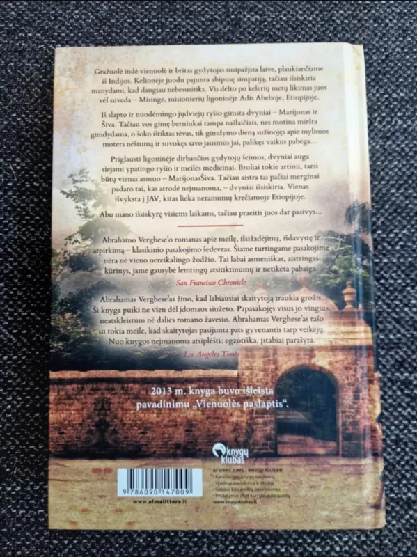 Vienuoliktas įsakymas - Abraham Verghese, knyga 4