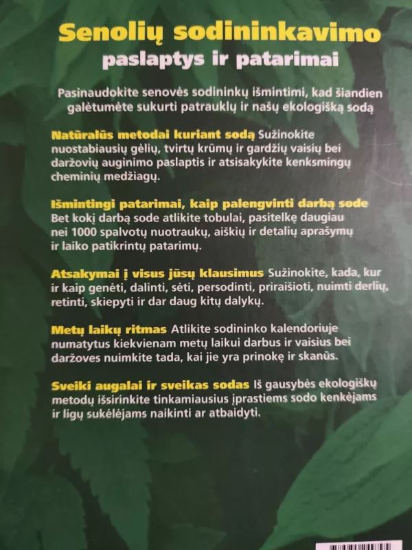 Senolių sodininkavimo paslaptys ir patarimai - Autorių Kolektyvas, knyga 3