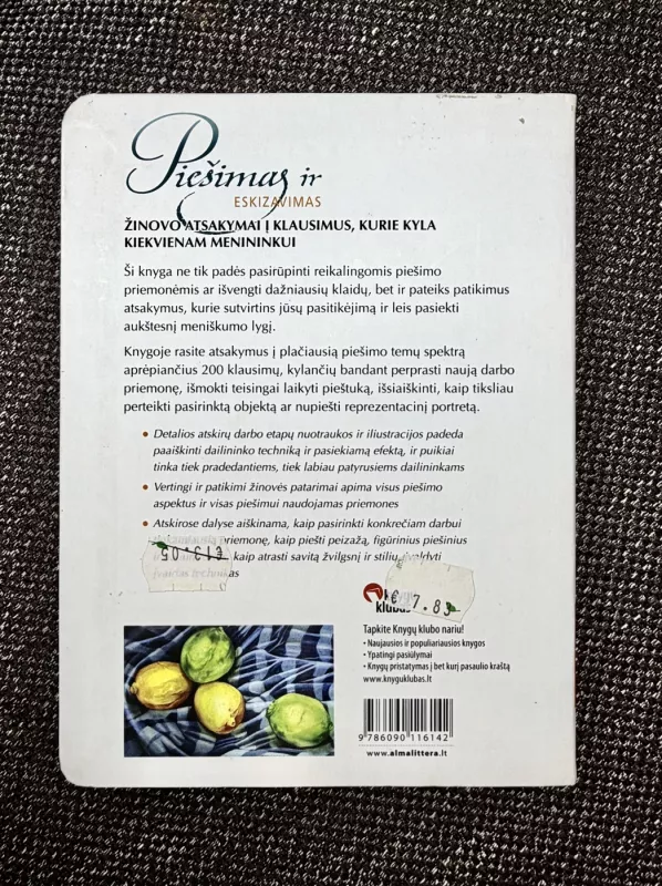 Piešimas ir eskizavimas. Žinovo atsakymai į klausimus, kurie kyla kiekvienam menininkui - Vera Curnow, knyga 3