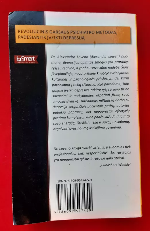 Depresija ir kūnas - Alexander Lowen, knyga 3