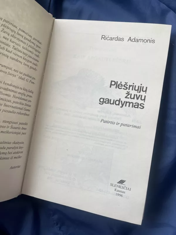 Plėšriųjų žuvų gaudymas - Ričardas Adamonis, knyga 6