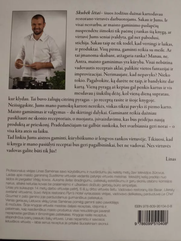 Virtuvės knyga. IKI ir Lino Samėno receptai - Samėnas Linas, knyga 4