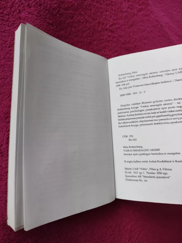 Vaikai smaragdo akimis Mira Rothenberg - Mira Rothenberg, knyga 5