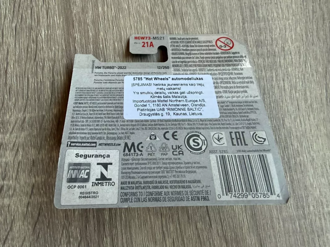 Porsche 935 Hot Wheels - , namai ir interjeras 6