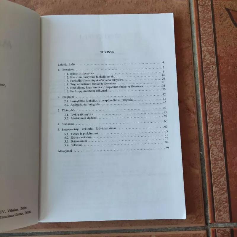 Matematika. Uždavinynas 12 - Vilius Stakėnas, knyga 4