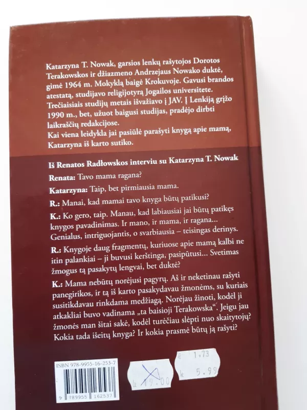 Mano mama - ragana: pasakojimas apie Dorotą Terakowską - Katarzyna T. Nowak, knyga 3