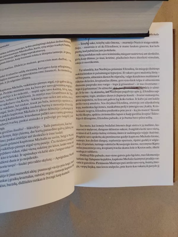 Kapitonas Michalis Laisvė arba Mirtis (Pasaulinės literatūros Biblioteka 115) - Nikas Kazantzakis, knyga 6