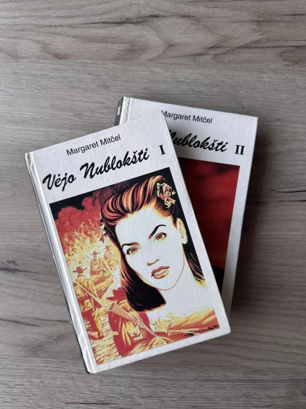 Vėjo nublokšti 1,2 dalys - Margaret Mitčel, knyga 2