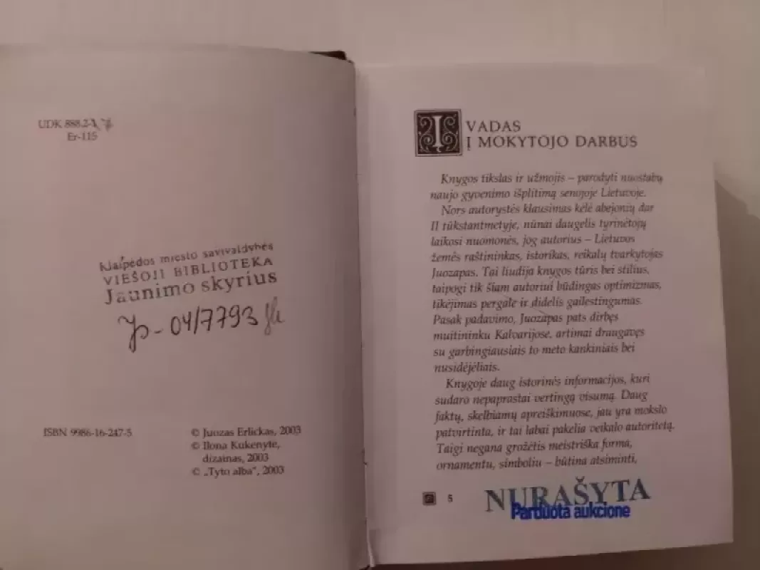 Apreiškimai 366 - Juozas Erlickas, knyga 3