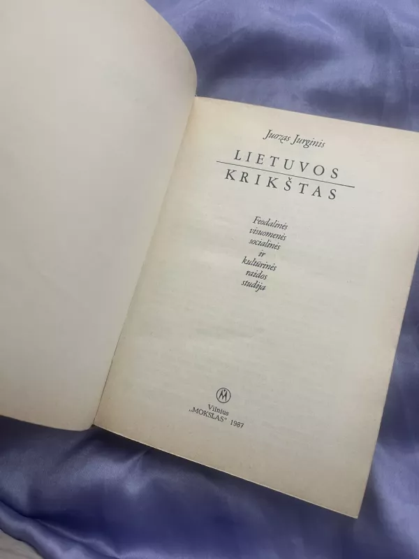 Lietuvos krikštas - Juozas Jurginis, knyga 5