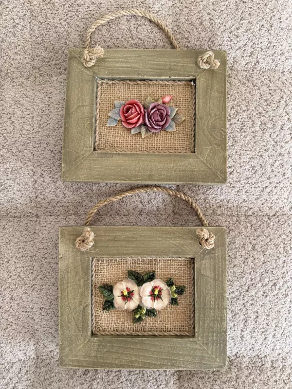 Rankų darbo vintažinės sieninės dekoracijos - , namai ir interjeras 2