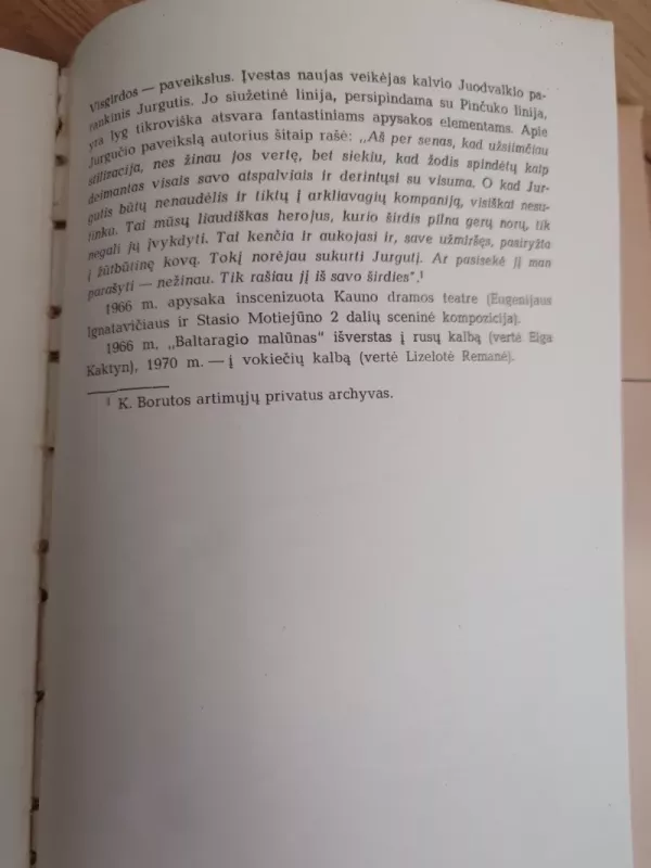 Baltaragio malūnas arba kas dėjosi anuo metu Paudruvės krašte - Kazys Boruta, knyga 6