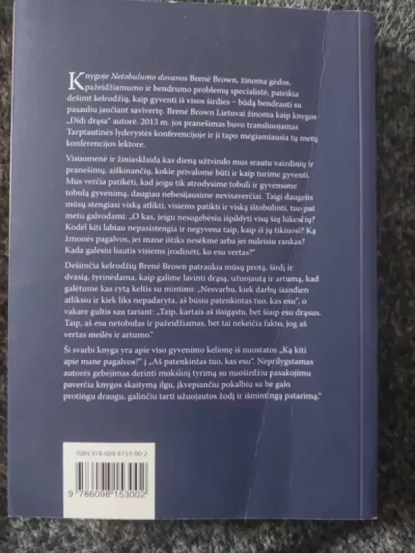 Netobulumo dovanos - Brene Brown, knyga 3