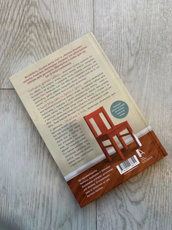 Svarbiausias gyvenimo sandoris ir kitos istorijos - Fredrik Backman, knyga 3