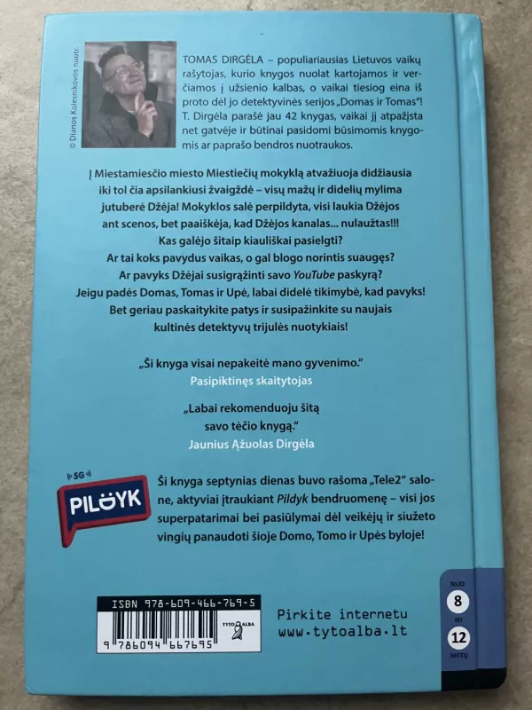 Domas ir Tomas - YouTube kanalo byla - Tomas Dirgėla, knyga 3