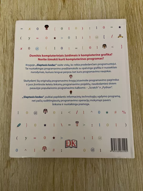 Slaptasis kodas. Pradedu programuoti - Carol Vorderman, knyga 3