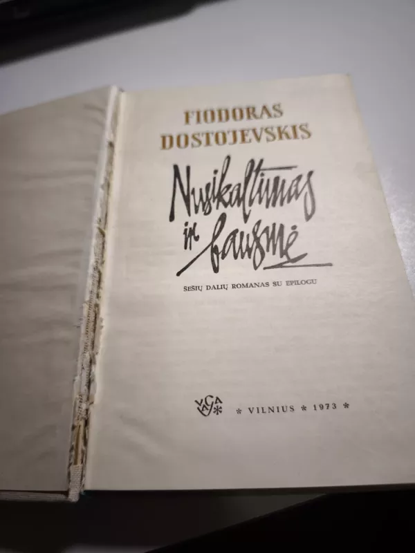 Nusikaltimas ir bausmė - Fiodoras Dostojevskis, knyga 3