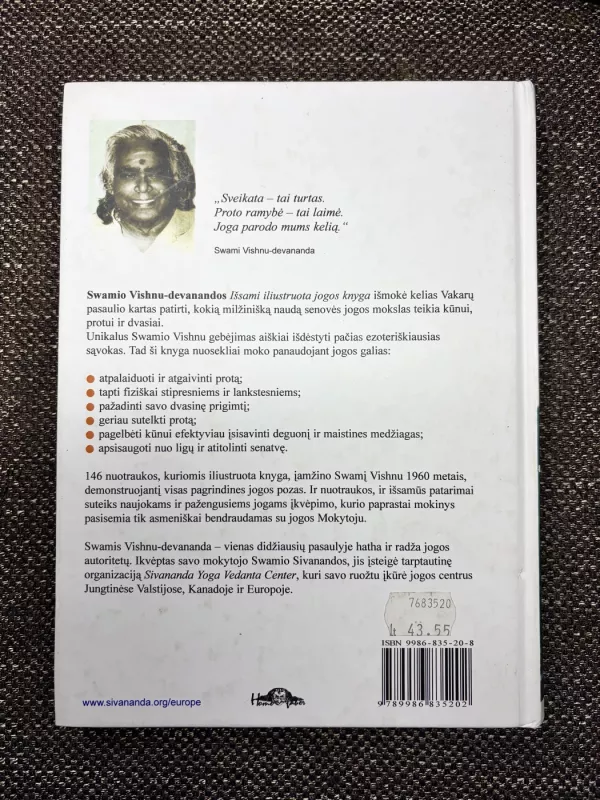 Išsami iliustruota jogos knyga - Vishnudevanda Swami, knyga 3