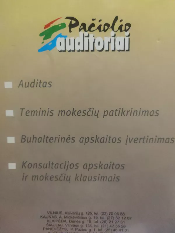 Pirminiai apskaitos dokumentai - Autorių Kolektyvas, knyga 3