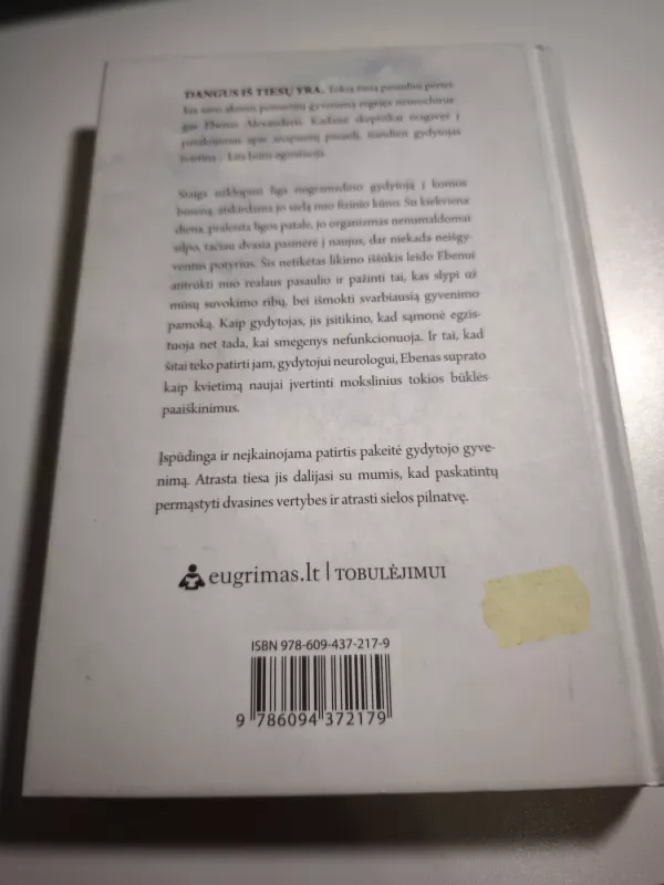 Gyvas dangaus įrodymas - Eben Alexander, knyga 3