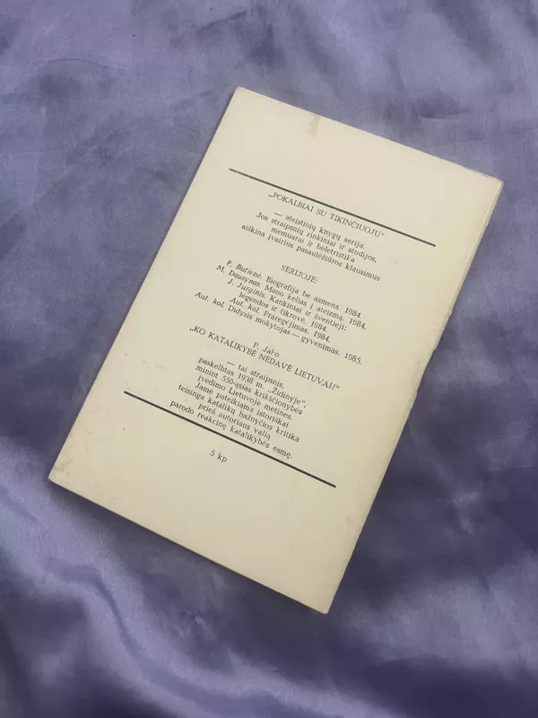 Ko katalikybė nedavė Lietuvai ? - P. Jakas, knyga 3