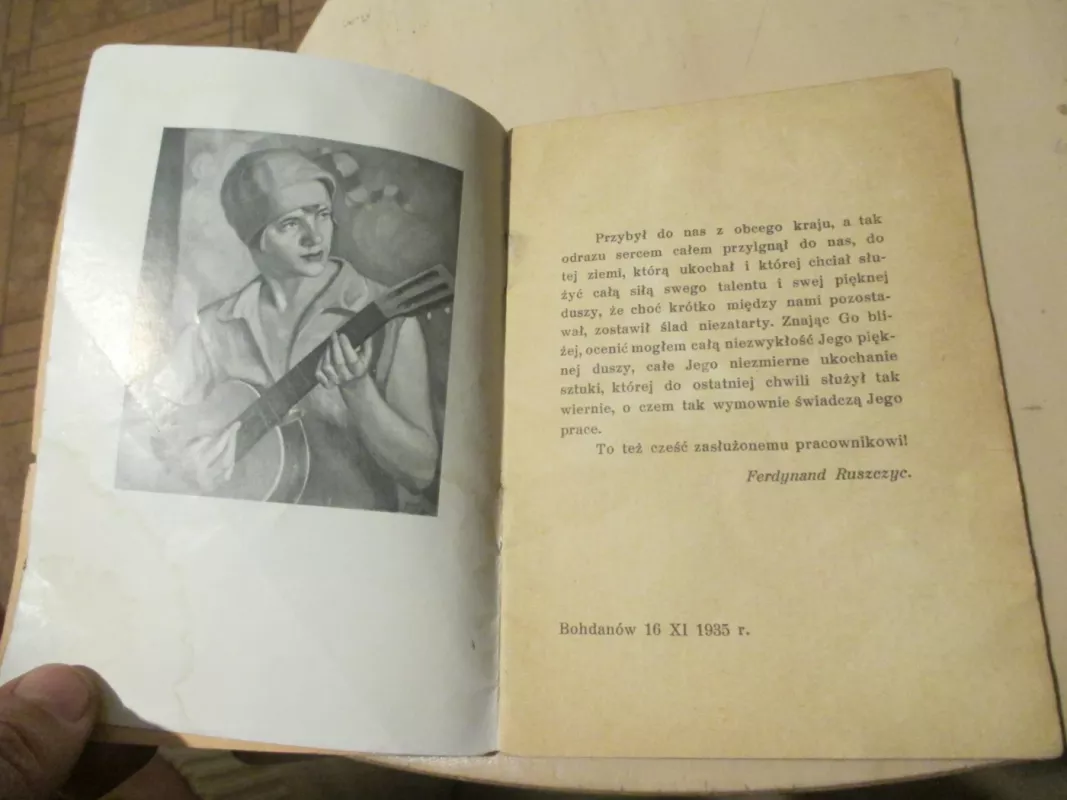Š.p. Alfred Zastrow 1890-XI-1929 Pośmiertna wystawa obrazow - Autoriu kolektyvas, knyga 6