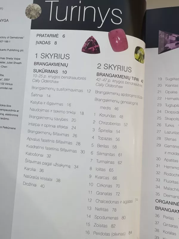 Judith Crowe brangakmenių žinynas - Judith Crowe, knyga 3