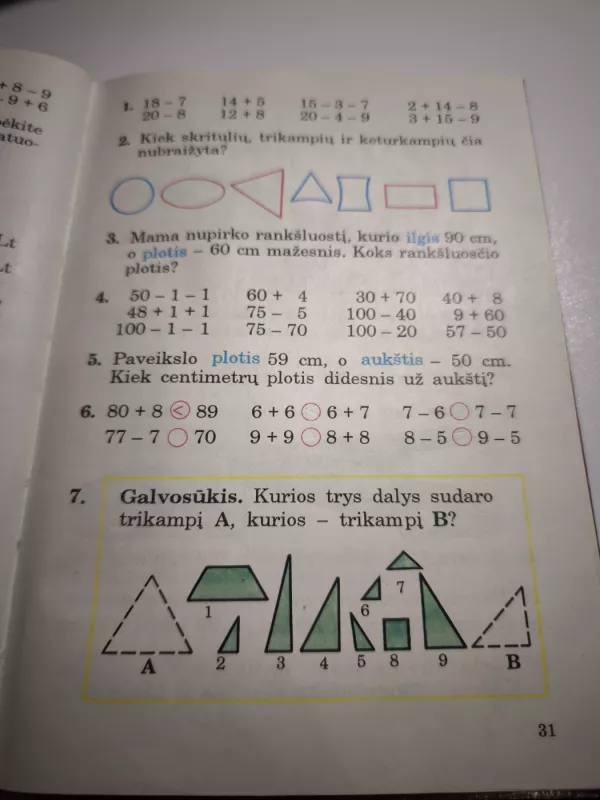 Skaičių šalis 2 kl. - Bronius Balčytis, knyga 3