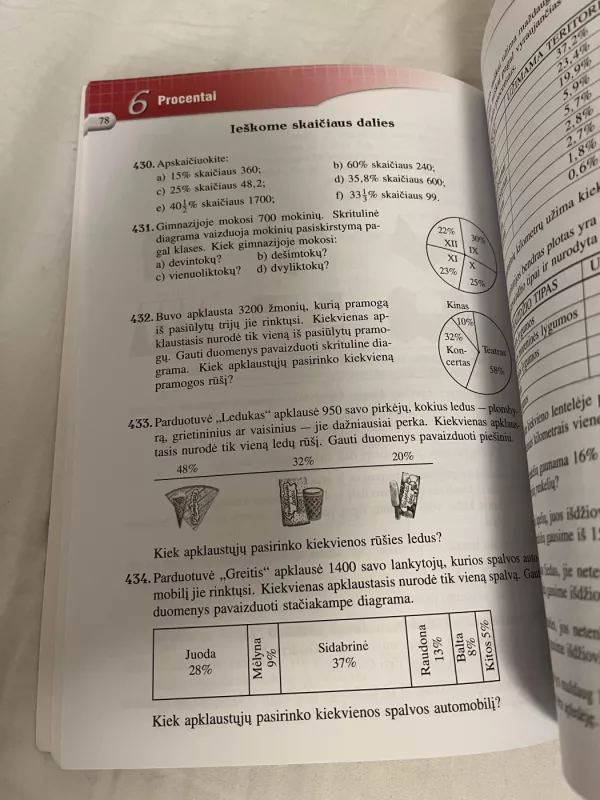 Matematika tau 7 klasė Uždavinynas - Autorių Kolektyvas, knyga 3