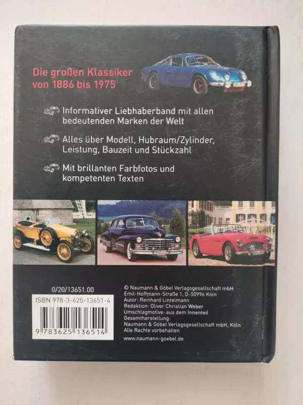 Seni automobiliai (vokiečių k.) - Reinhard Lintelmann, knyga 3