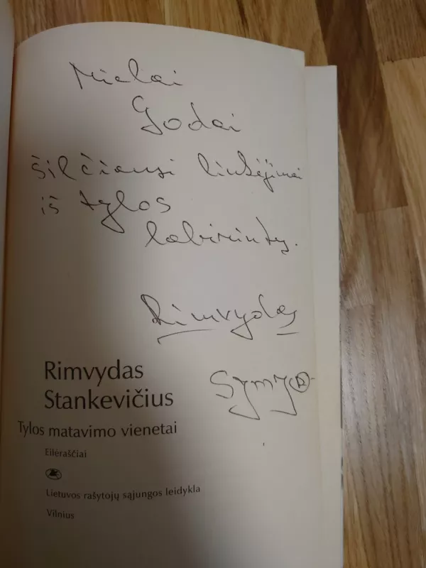 Tylos matavimo vienetai - Rimvydas Stankevičius, knyga 3