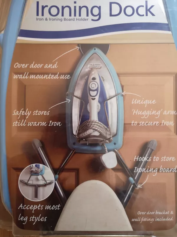 Minky Ironing Dock lygintuvo ir lyginimo lentos laikiklis - , namai ir interjeras 3